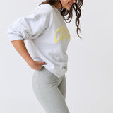 Nina Sweater - Grey Marle Varsity