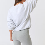Nina Sweater - Grey Marle Varsity