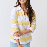 Lily Rugby Shirt - Banana Stripe