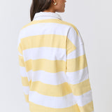 Lily Rugby Shirt - Banana Stripe
