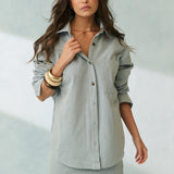 Tamika Shirt - Stripe Denim