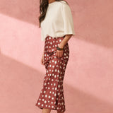Millie Slip Skirt - Rust Spot