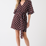 Korey Mini Dress - Brunette Spot