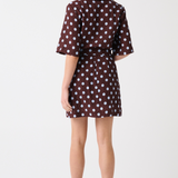 Korey Mini Dress - Brunette Spot