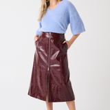 Zephyr Skirt - Cranberry