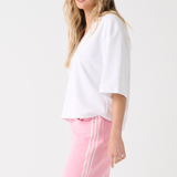 Mya V-Neck Tee - White