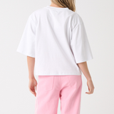 Mya V-Neck Tee - White