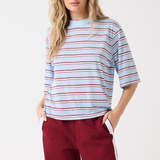 Hallie Tee - Ice Berry Stripe