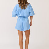 Bella Short - Ocean / Embroidery