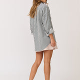 Tammy Shirt - Slate Stripe