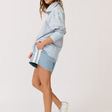 Nova Half Zip Sweater - Sky