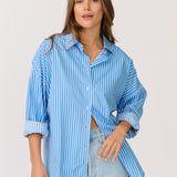 Tammy Shirt - Ocean Stripe