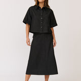 Tessa Shirt - Black Denim