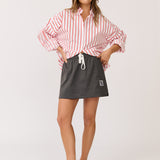 Georgia Mini Skirt - Charcoal
