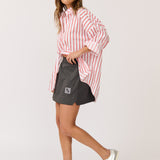 Georgia Mini Skirt - Charcoal
