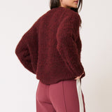 Lorenza Knit Sweater - Plum