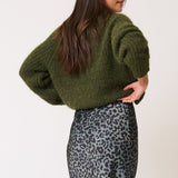 Hazel Knit Cardigan - Khaki