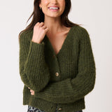 Hazel Knit Cardigan - Khaki
