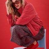 Beau Spray Jacket - Red Check