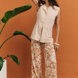 Bex Pant - Floral Sand