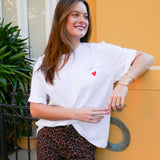 Ace of Hearts - White / Red