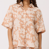 Tully Shirt - Floral Sand