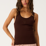 Thea Knit Tank - Truffle