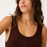Thea Knit Tank - Truffle