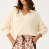 Emmie Knit Sweater - Cream