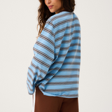 Harley Long Sleeve - Truffle/Ice Stripe