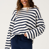 Rae Knit - Navy Stripe