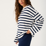 Rae Knit - Navy Stripe
