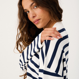 Rae Knit - Navy Stripe