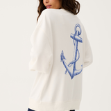 Nina Sweater - White Anchor