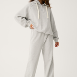 Teagan Track Pant - Grey Marle