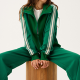 Corey Zip Through Sweater - Tide
