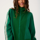 Corey Zip Through Sweater - Tide