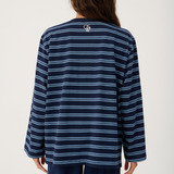 Harley Long Sleeve - Navy Stripe