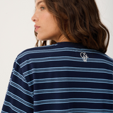 Harley Long Sleeve - Navy Stripe