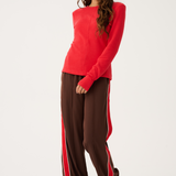 Dusty Pant - Truffle/Red