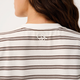 Jayde Tee - Truffle Stripe