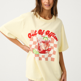 Jeana Tee - Out Of Office : Vintage Wash Lemon