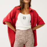 Tia Bike Short - Leopard