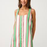 Abi Mini Dress - Carnival Stripe