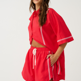 Casey Shirt Dress - Mandarin