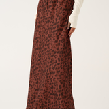 Millie Slip Skirt - Fudge Leopard
