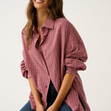 Darby Shirt - Mulberry Check