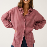 Darby Shirt - Mulberry Check