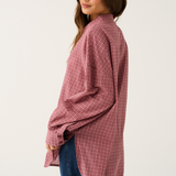 Darby Shirt - Mulberry Check