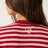 Harley Long Sleeve - Plum Stripe